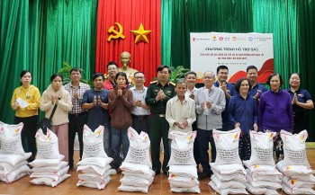 SCI trao hơn 12 tấn gạo cho người dân bị thiệt hại do thiên tai tại Đắk Lắk