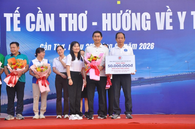 Cần Thơ đẩy mạnh y tế cơ sở qua chương trình đi bộ gây quỹ hơn 1,5 tỷ đồng