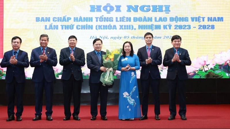 Ông Nguyễn Anh Tuấn được bầu làm Chủ tịch Tổng Liên đoàn Lao động Việt Nam