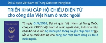 Triển khai cấp hộ chiếu điện tử cho công dân Việt Nam ở nước ngoài