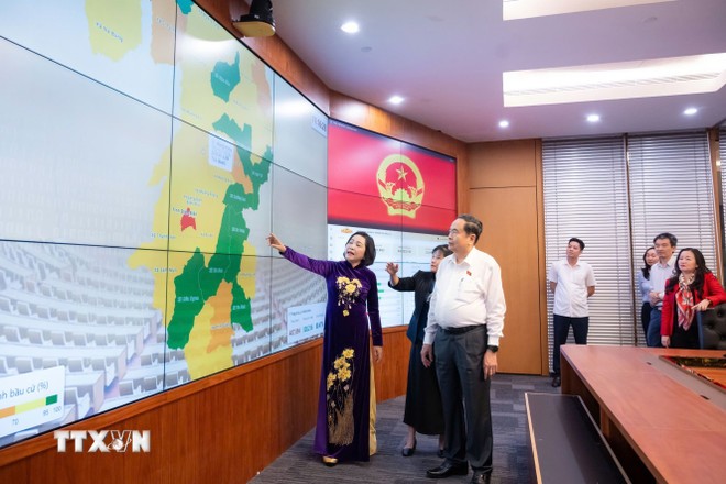 Chủ tịch Quốc hội: Thông tin bầu cử được truyền tải nhanh chóng, chính xác, an toàn