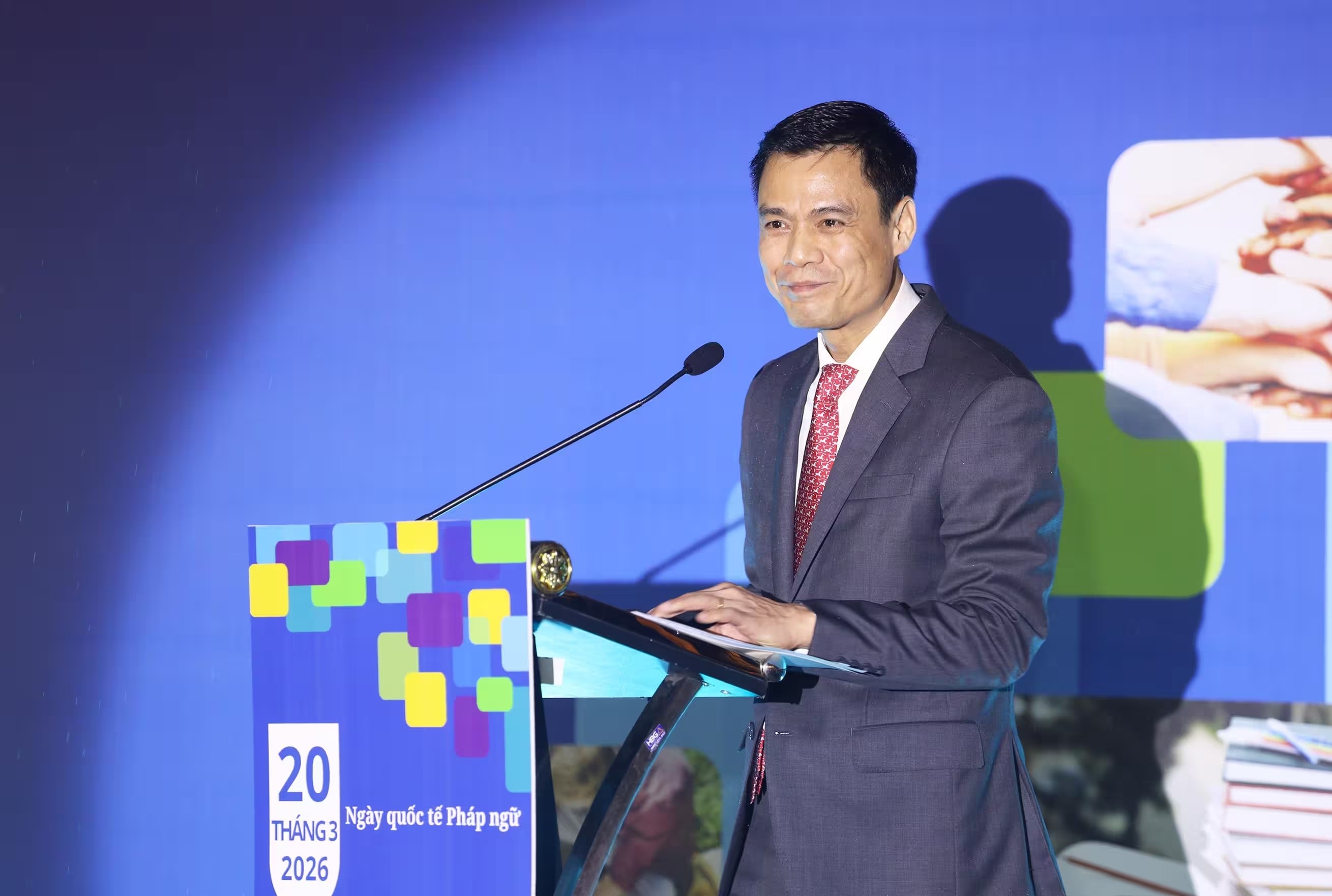 Thứ trưởng Ngoại giao Đặng Hoàng Giang phát biểu tại buổi lễ. Thứ trưởng Ngoại giao Đặng Hoàng Giang phát biểu tại buổi lễ.