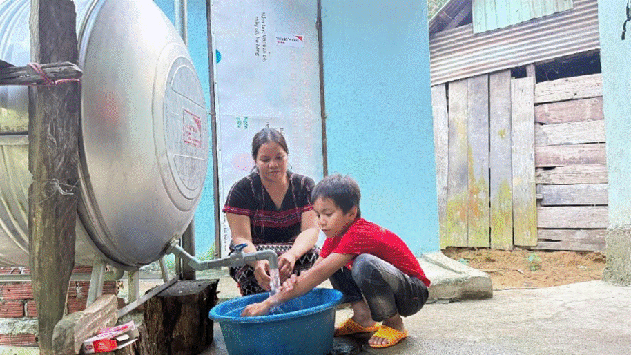 Đổi thay ở Bến Giằng (Đà Nẵng) nhờ nước sạch