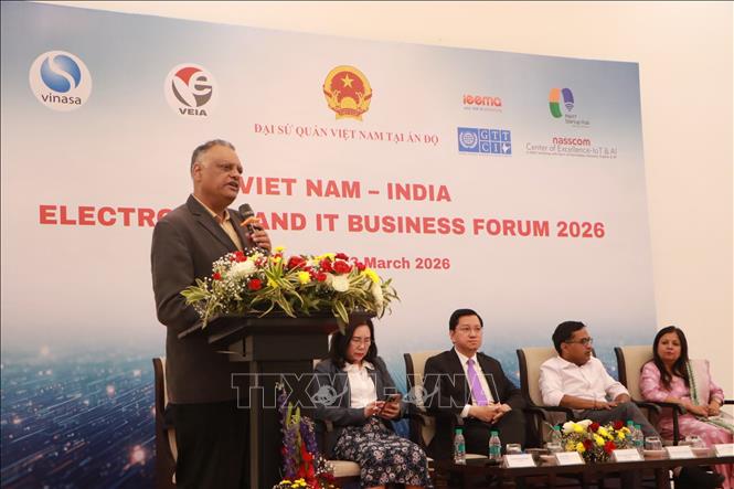 Việt Nam – Ấn Độ đẩy mạnh liên kết điện tử và CNTT Chú thích ảnh