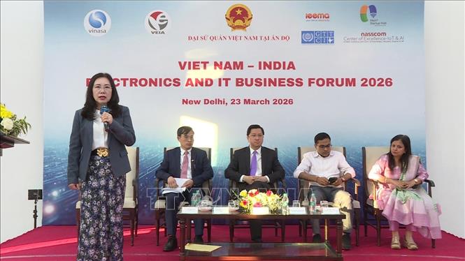 Việt Nam – Ấn Độ đẩy mạnh liên kết điện tử và CNTT Chú thích ảnh