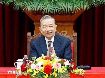 Tổng Bí thư Tô Lâm tiếp lãnh đạo của hơn 40 tập đoàn, doanh nghiệp quốc tế