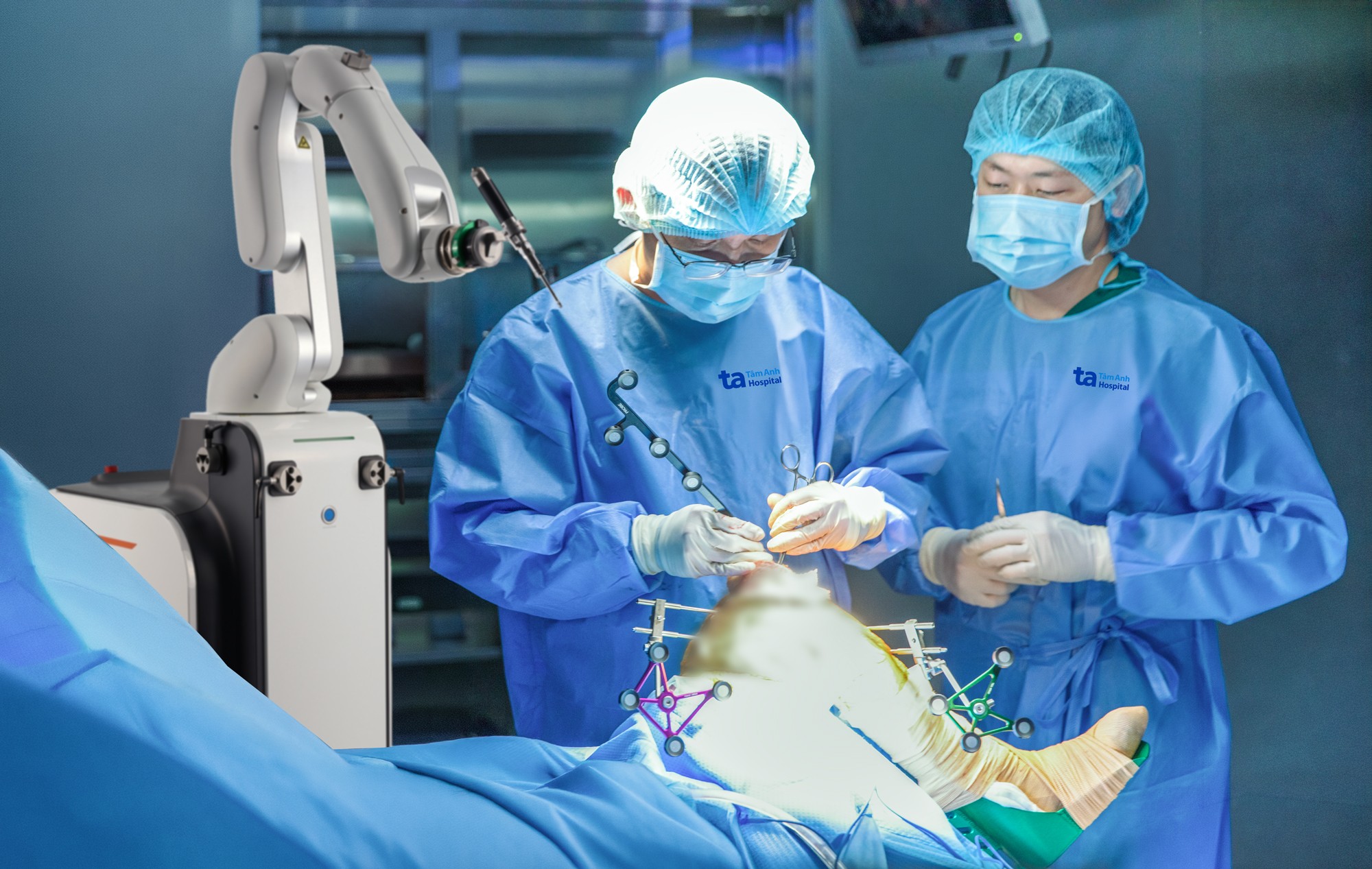 Việt Nam lần đầu có Robot AI thay khớp “siêu thao tác” chuẩn xác