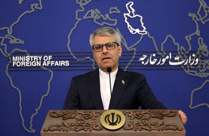 Người phát ngôn Bộ Ngoại giao Iran Esmail Baghaei - Ảnh: AFP