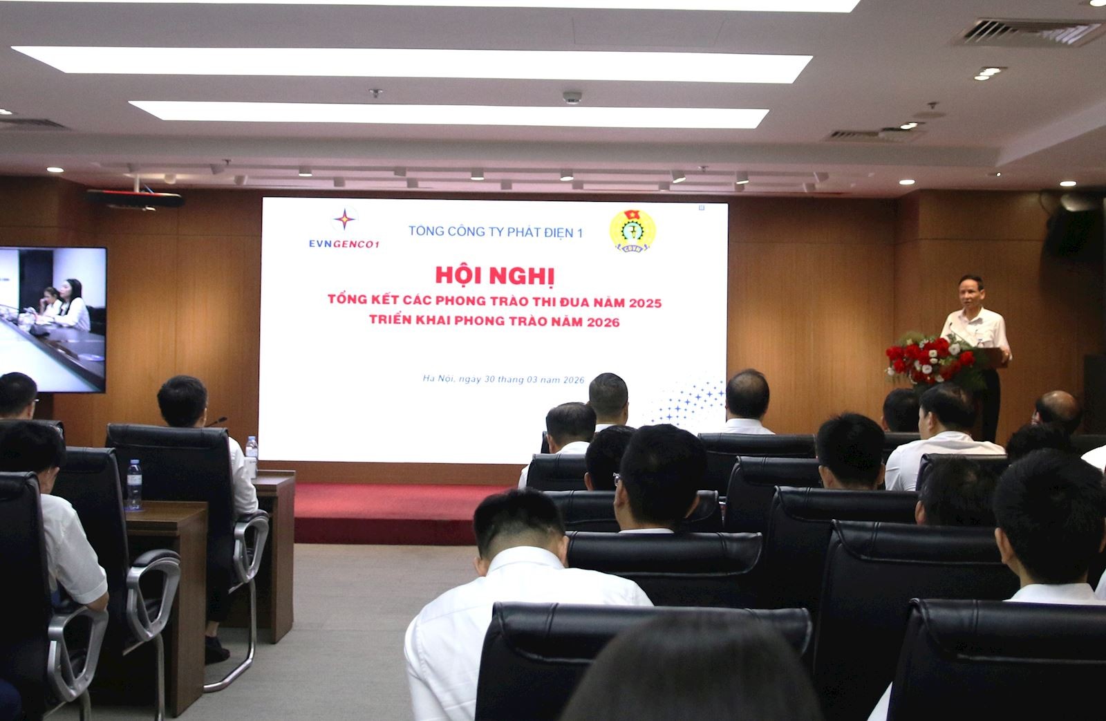 Toàn cảnh Hội nghị tổng kết các phong trào thi đua năm 2025 của EVNGENCO1 Toàn cảnh Hội nghị tổng kết các phong trào thi đua năm 2025 của EVNGENCO1