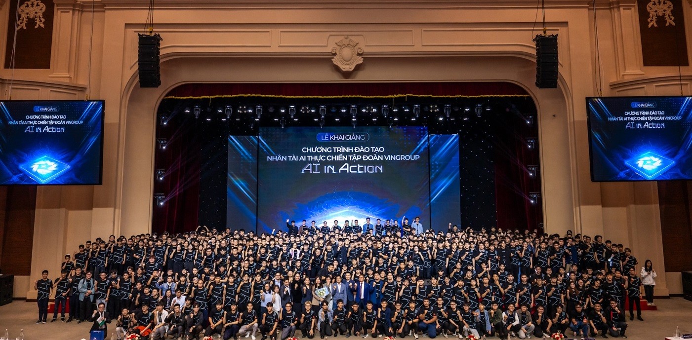 500 học viên đầu tiên chính thức gia nhập Chương trình Đào tạo 20.000 Nhân tài AI thực chiến của Tập đoàn Vingroup.