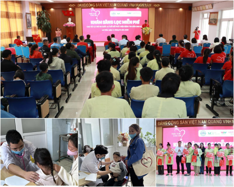 Lai Châu: Khám sàng lọc miễn phí bệnh tim bẩm sinh cho tất cả trẻ em dưới 18 tuổi