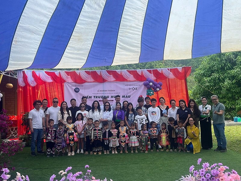 Kiều bào Australia xây điểm trường hơn 1,1 tỷ đồng cho trẻ em vùng cao Điện Biên Kiều bào Australia xây điểm trường hơn 1,1 tỷ đồng cho trẻ em vùng cao Điện Biên