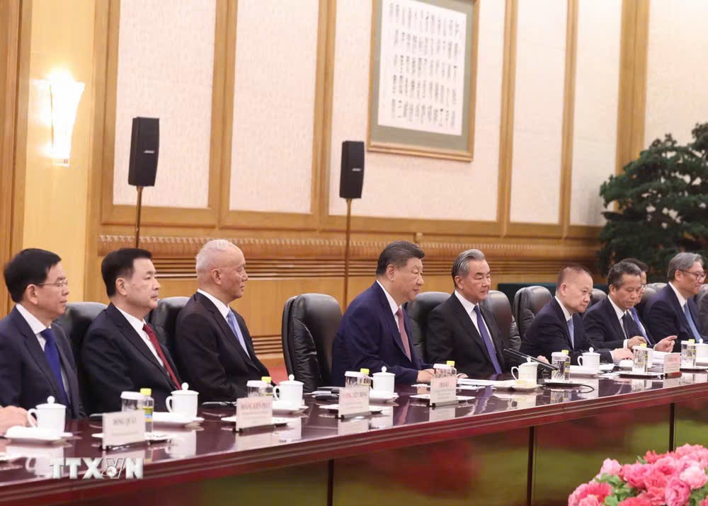 Tổng Bí thư, Chủ tịch nước Tô Lâm hội đàm với Tổng Bí thư, Chủ tịch Trung Quốc