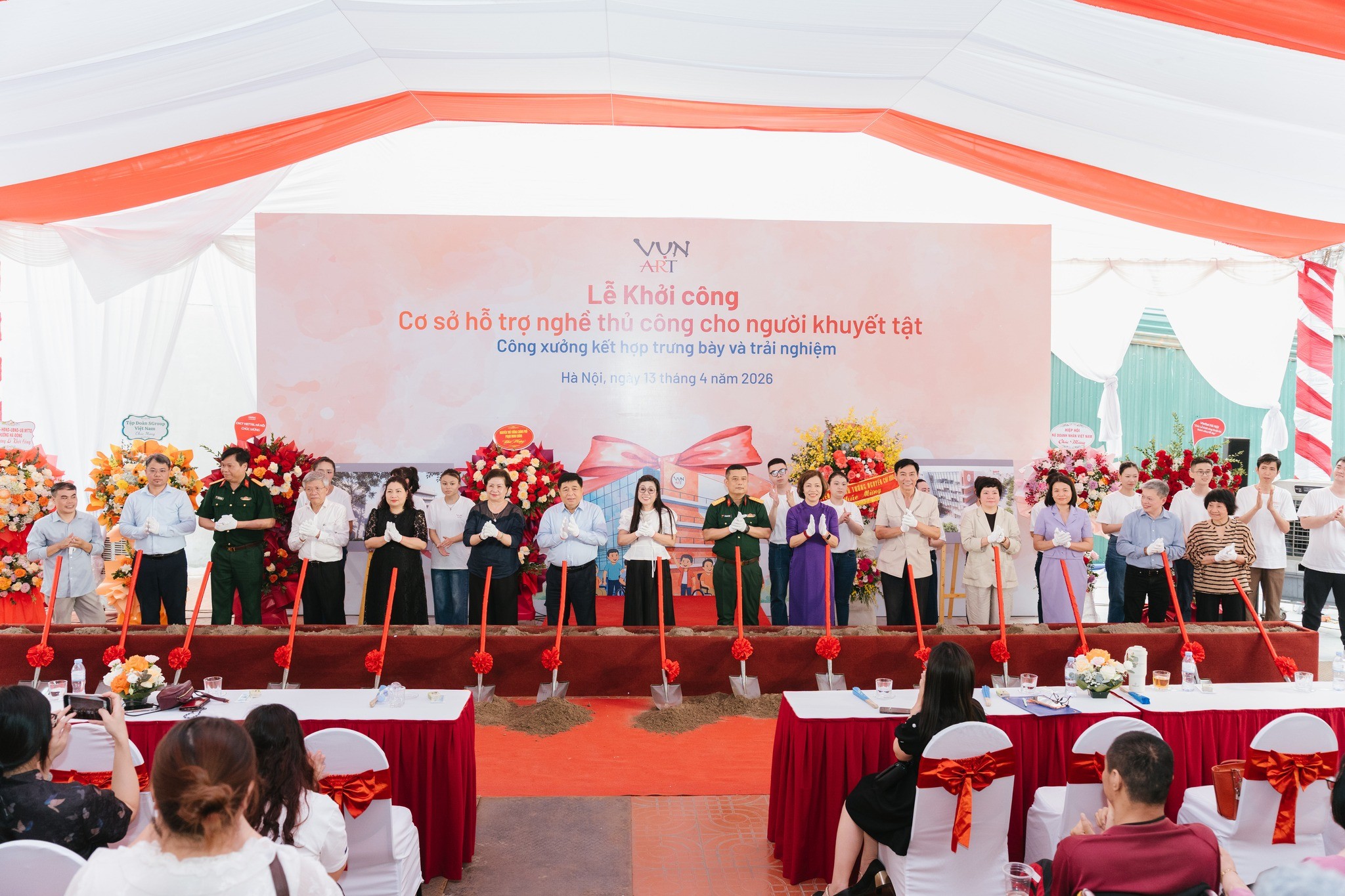 khởi công xây dựng cơ sở hỗ trợ nghề thủ công mới của VỤN Art khởi công xây dựng cơ sở hỗ trợ nghề thủ công mới của VỤN Art