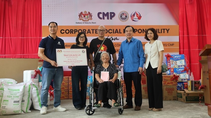 Hỗ trợ người yếu thế tại Trung tâm Bảo trợ xã hội Hà Nam hơn 600 triệu đồng