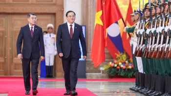 thu tuong le minh hung chu tri le don chinh thuc thu tuong lao sonexay siphandone