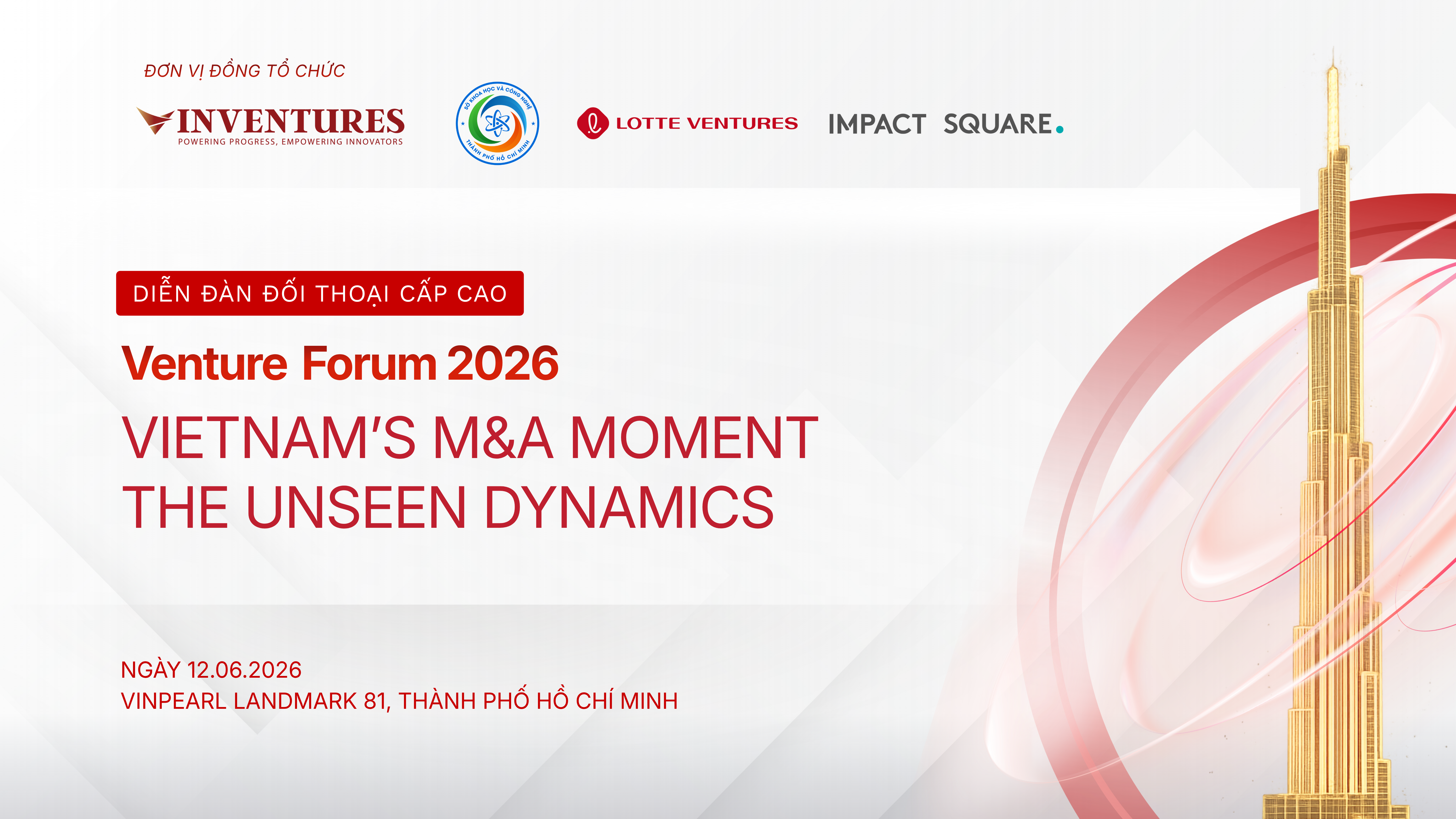 Đếm ngược tới Venture Forum 2026: Điểm hẹn của giới đầu tư công nghệ và tài chính châu Á