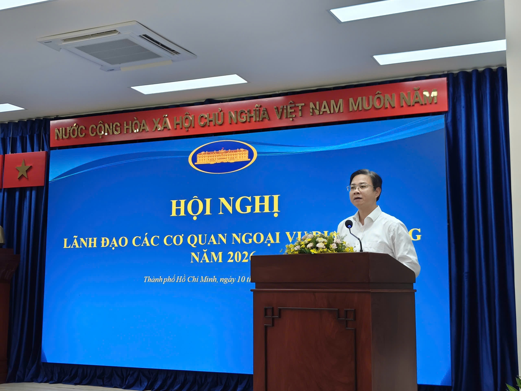 Thứ trưởng Bộ Ngoại giao Ngô Lê Văn đã chủ trì khai mạc Hội nghị Lãnh đạo các cơ quan ngoại vụ địa phương năm 2026.