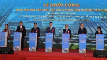 meiko nhat ban khoi cong nha may san xuat vi mach dien tu tri gia 500 trieu usd tai phu tho