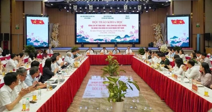 hội thảo khoa học với chủ đề “Đồng chí Hồ Tùng Mậu - Nhà lãnh đạo kiên trung, tài năng của Đảng và cách mạng Việt Nam”. 