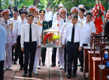 thu tuong le minh hung tim kiem hai cot cac anh hung liet si bang tam long tri an va tinh than trach nhiem cao nhat