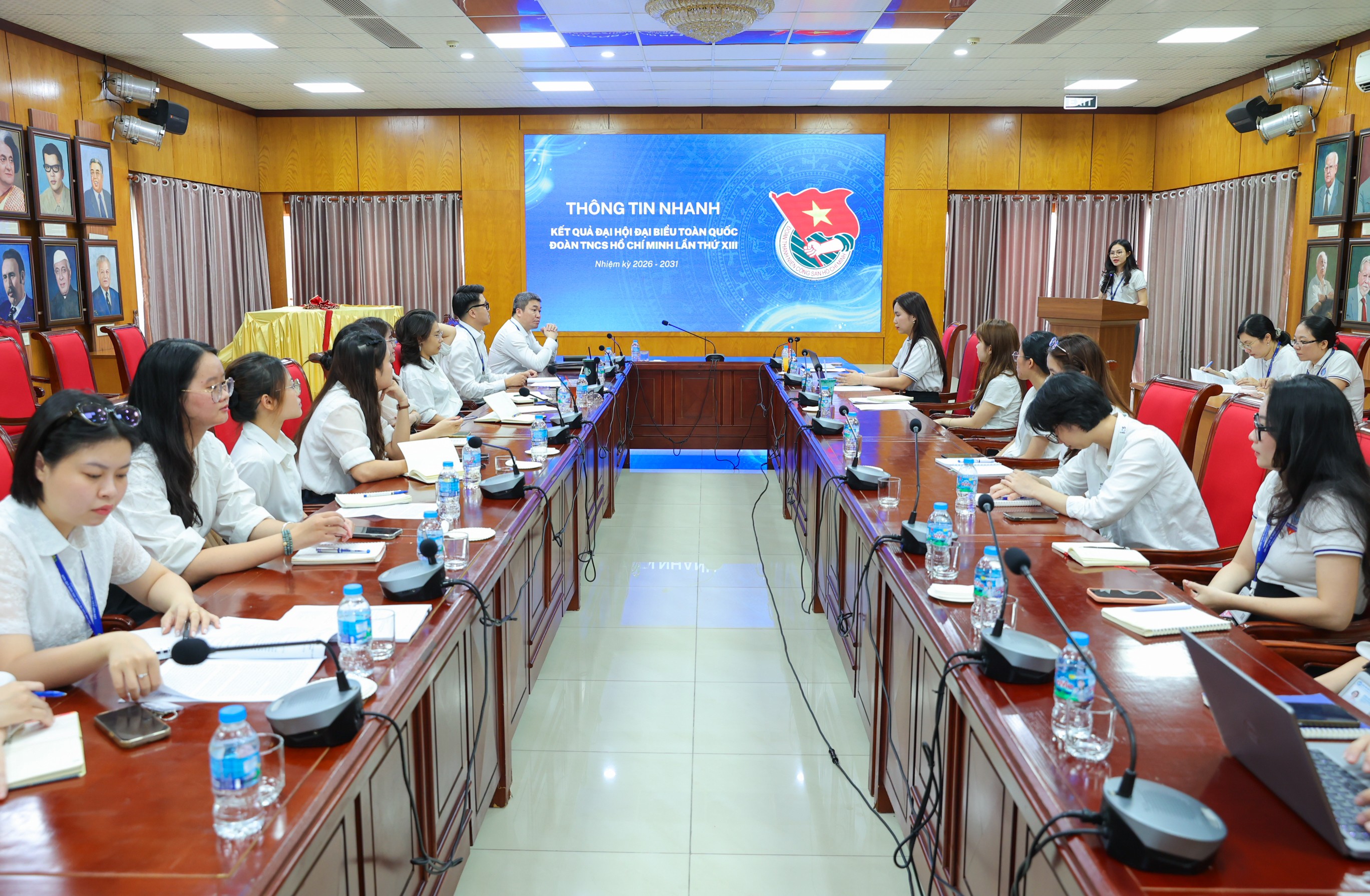 Hội nghị Sơ kết công tác Đoàn và phong trào Thanh niên 6 tháng đầu năm và phương hướng nhiệm vụ trọng tâm 6 tháng cuối năm 2026. (Ảnh: Đinh Hòa) Hội nghị Sơ kết công tác Đoàn và phong trào Thanh niên 6 tháng đầu năm và phương hướng nhiệm vụ trọng tâm 6 tháng cuối năm 2026. (Ảnh: Đinh Hòa)