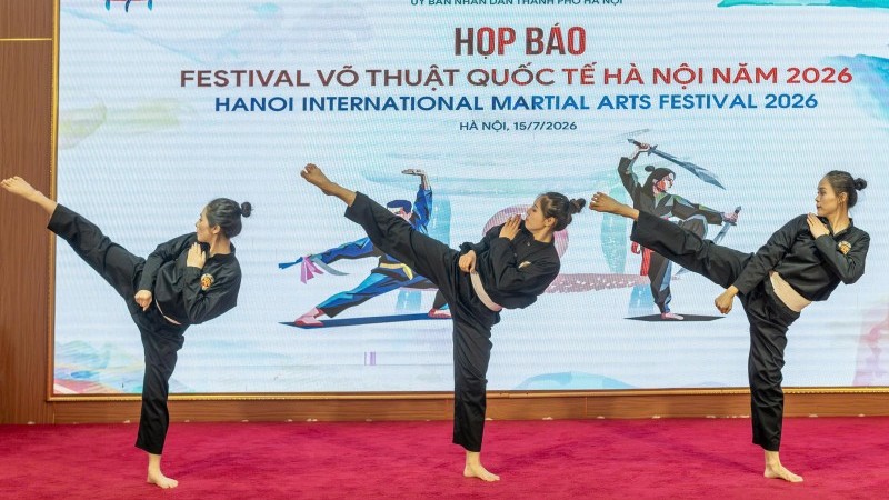 Festival Võ thuật quốc tế Hà Nội 2026: Kết nối bạn bè quốc tế bằng tinh hoa võ Việt