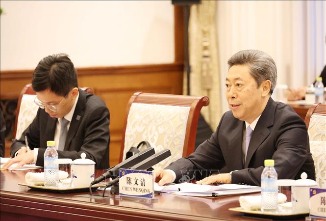 Việt Nam - Trung Quốc thúc đẩy hợp tác giữa cơ quan nội chính, kiểm tra, giám sát Chú thích ảnh