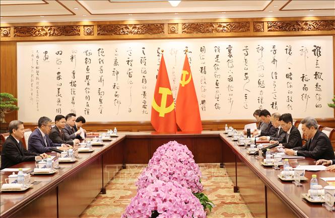 Việt Nam - Trung Quốc thúc đẩy hợp tác giữa cơ quan nội chính, kiểm tra, giám sát Chú thích ảnh