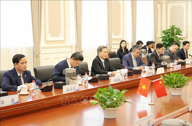 Việt Nam - Trung Quốc thúc đẩy hợp tác giữa cơ quan nội chính, kiểm tra, giám sát Chú thích ảnh