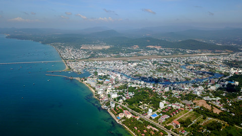 dao ngoc phu quoc nhin tu tren cao