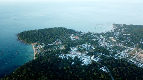 dao ngoc phu quoc nhin tu tren cao