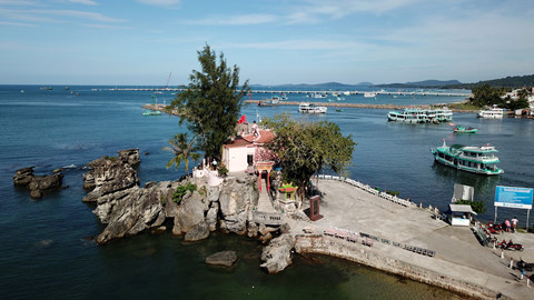 dao ngoc phu quoc nhin tu tren cao