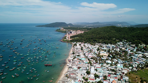 dao ngoc phu quoc nhin tu tren cao