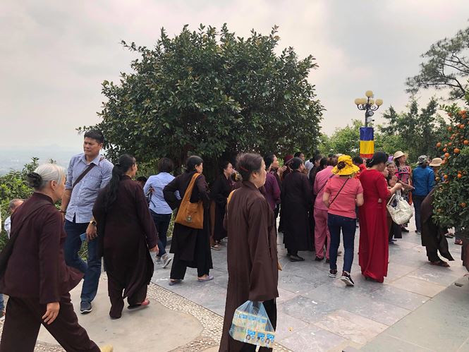 du khach van un un do ve ba vang sau bao truc vong