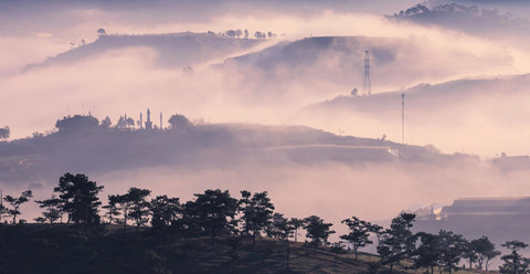 khoanh khac da lat chim trong suong dep tua chon thien duong