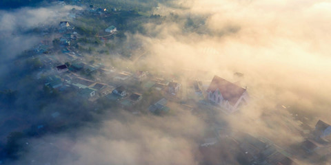 khoanh khac da lat chim trong suong dep tua chon thien duong