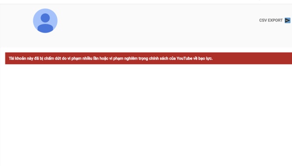 sau kha banh kenh youtube cua duong minh tuyen cung bi khoa