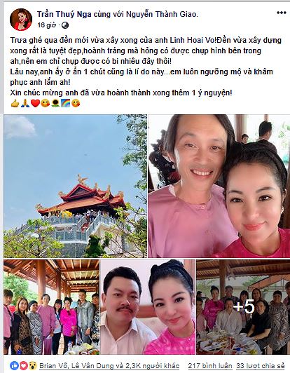 he lo hinh anh ngoi den moi trong nha tho to hon 100 ti cua hoai linh