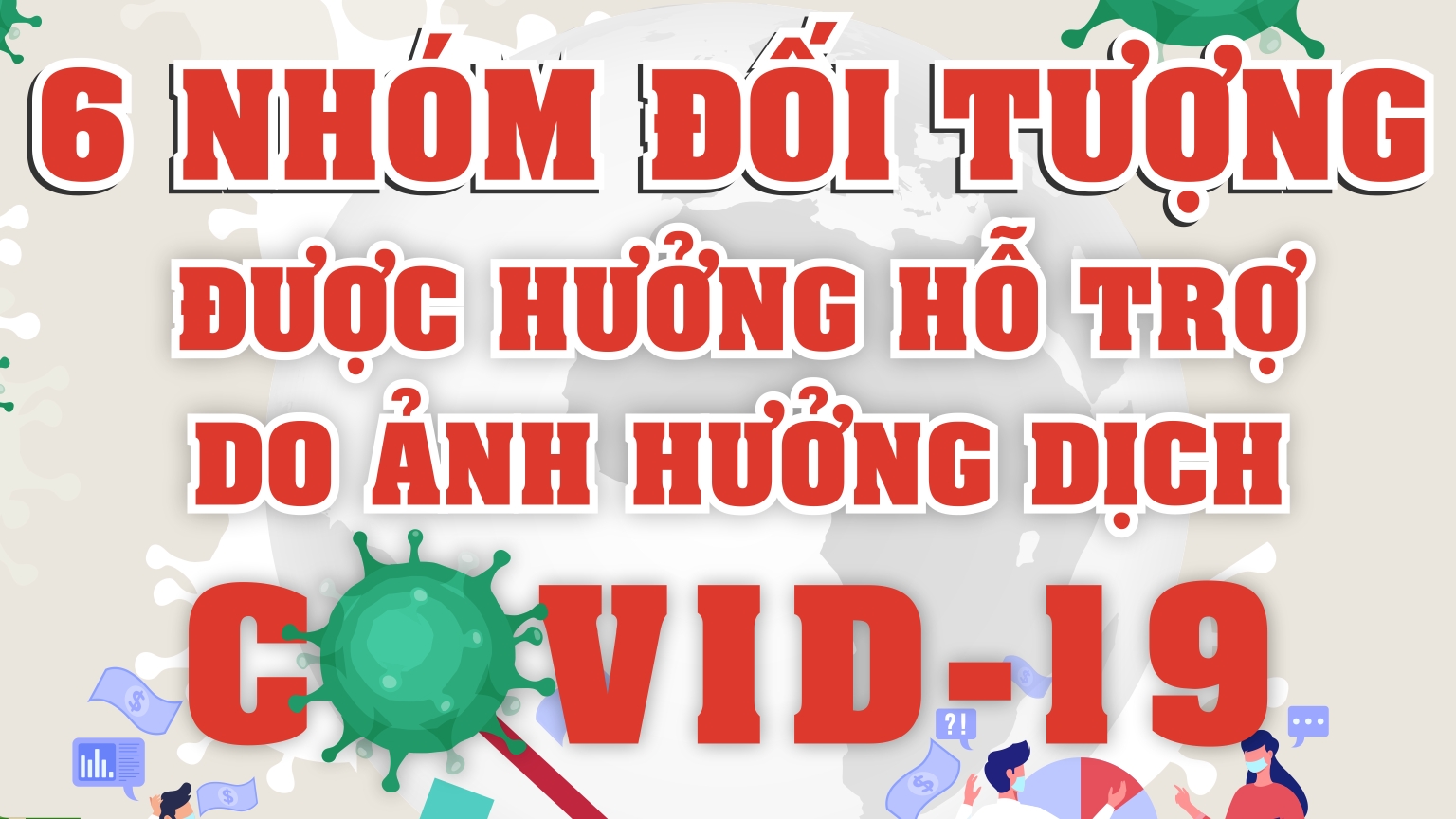 6 nhóm đối tượng nào được hưởng gói hỗ trợ vì dịch Covid-19?