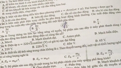 cap nhat de thi mon vat ly thpt quoc gia 2019