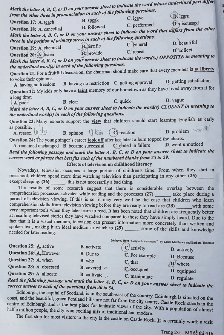 Cập nhật đề thi Ngoại ngữ THPT quốc gia 2019 cap nhat de thi ngoai ngu thpt quoc gia 2019