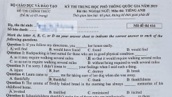 Cập nhật đề thi Ngoại ngữ THPT quốc gia 2019