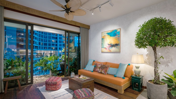 Căn hộ cao cấp kiểu đồng quê giúp chủ nhà Sài Gòn sống chậm