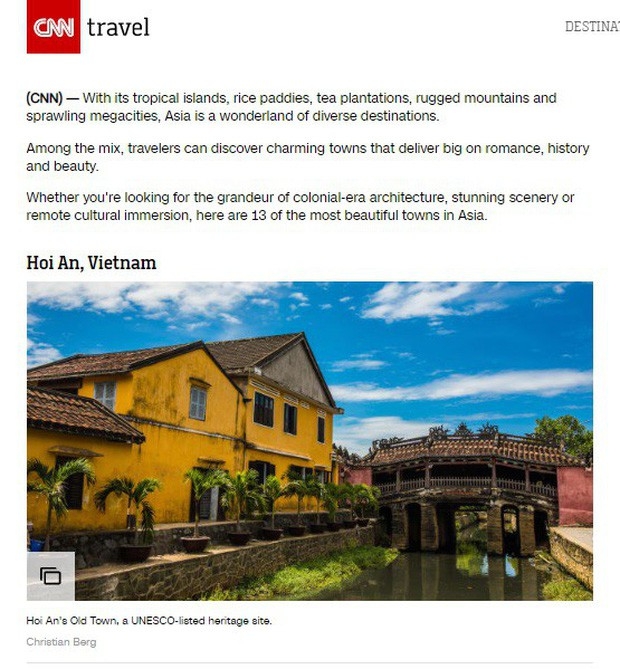 hoi an dung dau trong danh sach 14 thanh pho dep nhat chau a
