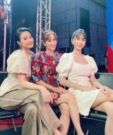 Lynk Lee tự tin đọ sắc cùng với Khánh Thi và Phí Linh: Nhan sắc visual 'cân' hết đội hình