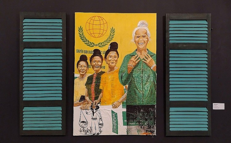 Nữ họa sỹ Bỉ ứng dụng cách tiếp cận độc đáo trong những bức vẽ về Việt Nam