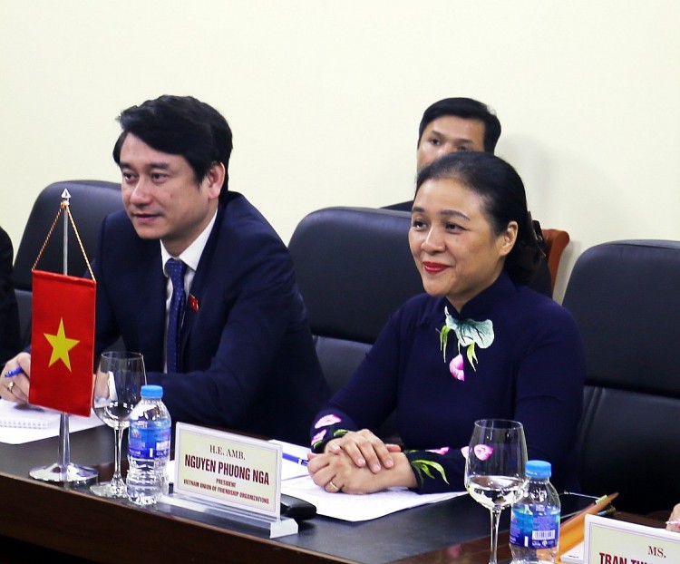 Chủ tịch VUFO tiếp Chủ tịch Quốc hội Mozambique
