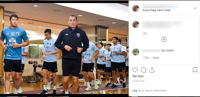 co dong vien thai lan noi gi ve hanh vi khiem nha cua tro ly doi tuyen voi hlv park hang seo