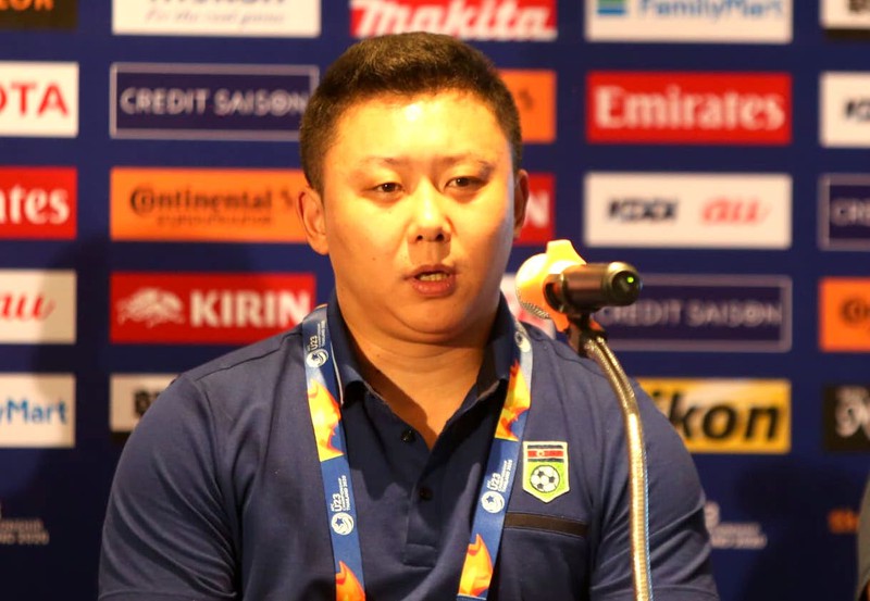 hlv u23 trieu tien khong muon co ty so hoa voi u23 viet nam